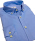 Chemise Oxford bleu ocean unie